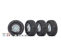 Traxxas Pneus Sur Jante Chrome Canyon Trail 4.6x1.9 (4) / TRX8166X