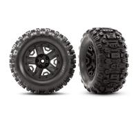 Traxxas Reifen auf 2.8 Felge schwarz Sledgehammer (2) TSM Rated