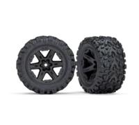 Traxxas Roues Montees Collees RXT Noires Talon X2