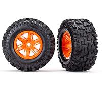 Traxxas Roues X-Maxx 8S Orange (x2) TRX7772T