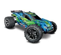 TRAXXAS Rustler 4x4 VXL Brushless 1:10 RC Voiture Miniature électrique Truggy 4 Roues motrices (4WD) RTR 2,4 GHz