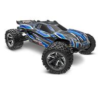 Traxxas RUSTLER 4X4 VXL BRUSHLESS HD BLEU SANS ACCUS/CHARGEUR 67376-4-BLUE