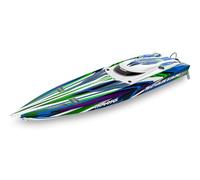 Traxxas Spartan 103076-4-GRN Bateau sans balais à redressement automatique Vert 91,4 cm
