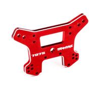 TRAXXAS Support D'Amortisseur Avant 7075-T6 Alu Rouge Éloxé / TRX9639R