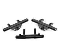 Traxxas Supports de Pare-Chocs, Avant et arrière / Support de Pare-Chocs, arrière (décalé) TRX8067X