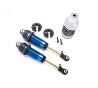 Traxxas TRA7462 Shocks, GTR XX-Long anodisé Bleu, Corps revêtu de PTFE avec tiges en étain (2)