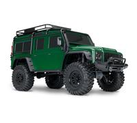 Traxxas Voiture radiocommandée TRX-4 Land Rover Defender 1/10 Système sans clips Vert