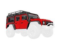 TRAXXAS TRX-4M/TRX4M Karosserie, Land Rover Defender, Complet, Rouge / TRX9712-