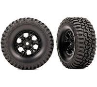 Traxxas TRX-9774 Pneus BFG MT TA KM3, etc Les jantes sont collées