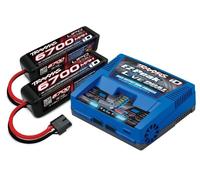 Traxxas TRX2997G LIVE EZ-Dual Plus Chargeur 2973G + 2x 4S Lipo 6700mAh 2890X