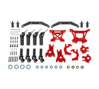 Traxxas Upgrade kit de Transmission renforcé Rouge - Hoss/Slash/Rustler 4X4 9080R
