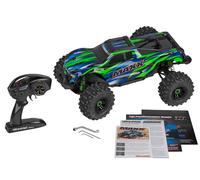 Traxxas Wide MAXX 1:10 RTR TSM SR VXL-4S MonsterTruck vert Brushless sans bat...