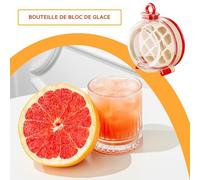 Tray - Ice Block Bottle with Straw | Icê Maker Bottle | Icê Block Making Bottles | Easy Release Kitchen Freezing Cubes Mold for Whiskey Cocktail Drink Milk Chilled Beverages