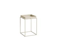 Tray Table basse haute Beige chaud/Acier