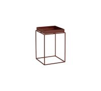 Tray Table Basse Haute Chocolat/Acier