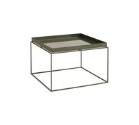 HAY Table à plateau Tray Table medium Olive green. 60x60x39 cm