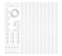 Trayage De Gestion des Câbles | Câbles Électriques Trunking | Couverture De Cordon Auto-adhésive | Canal De Correcteur Filaire | Câble Management Raceway pour Mur, Sol, Bureau, Théâtre Dom