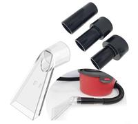 Trayne 1 lot de buses de sol à tête pivotante - Kit de nettoyage de tapis d'aspirateur avec embouts d'aspiration transparents et adaptateurs pour machines d'extraction portables (A)