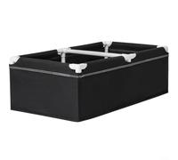 Trayne Jardinière surélevée portable en tissu avec matériau non tissé respirant pour légumes, herbes, cour extérieure 100 x 50 x 30 cm (50 x 50 x 30 cm)