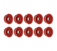 Trayne Lot de 10 bagues d'étanchéité en silicone pour vanne de vidange de machine à café, compatible avec les modèles Krups, joint torique de rechange de 1,25 cm