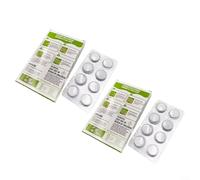 Trayne Lot de 16 tablettes de nettoyage pour machine à expresso 16/32/64 pièces, pour Breville BES900/BES920/BES980 et pour Sage 880/878/875/870, éliminent les huiles de café et les résidus pour une