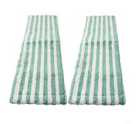 Trayne Lot de 2 serpillères plates lavables et super absorbantes en microfibre pour tous les types de sols pour bois dur, carrelage, vinyle stratifié