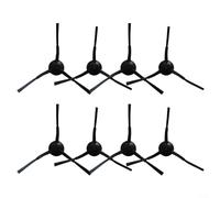 Trayne Lot de 8 brosses latérales d'angle de rechange pour aspirateur Medion X20 SW+/pour robot aspirateur X21 SW+ modèles MD 11415 et MD 11500