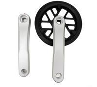 Trayne Pédalier pliable en alliage d'aluminium de 152 mm avec plateaux de pédalier 32T, 48T, 52T, pour la plupart des vélos pliants (32T)