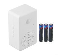 Trayne Sonnette de bienvenue avec détecteur de mouvement enregistrable pour la voix, détection infrarouge, magasin, usine de sécurité (12 voix)