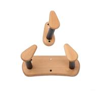 Trayne Support mural pour guitare, détecteur d'humidité avec rangement pour médiators pour instruments à cordes - Bois de hêtre et EVA (grain de bois) (B)