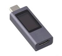 Trayne Testeur de puissance USB-C, avec écran OLED de 0,8 pouces, 4-30 V 0-12 A 240 W, compatible avec les protocoles de charge rapide PD/QC/FCP/AFC, pour téléphones et ordinateurs portables