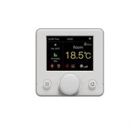 Trayne Thermostat programmable, WiFi intelligent activé pour l'application Tuya Smart, contrôle vocal via une programmation hebdomadaire flexible, fonctionnement tactile et bouton (eau, blanc)