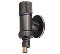 Trayne Vanne d'angle à ouverture rapide en acier inoxydable à double commande G1/2 et G3/4 pour machine à laver (noir G3/4)