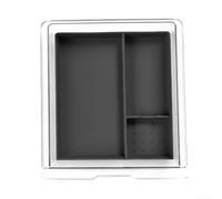 Trayneel Boîte de rangement transparente pour accoudoir Tesla Model 3 - Garniture intérieure - Matériau ABS (modèle transparent)