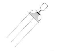 Trayneel Brochettes de barbecue à 3 voies en acier inoxydable avec curseur de barre poussoir facile à utiliser pour griller de la viande, du poulet, des légumes, du camping (1 voie)