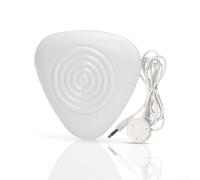 Trayneel Détecteur de fuite d'eau intelligent pour capteur d'inondation compact ABS compatible Tuya 7,8 x 7,5 x 1,7 cm Blanc