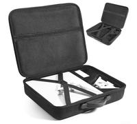 Trayneel Étui de transport pour voyage et accessoires avec protection en polyuréthane EVA Noir 42 x 34 x 10 cm