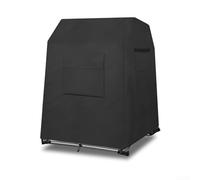 Trayneel Housse de bac à compost d'extérieur pour gobelet de 100 litres, imperméable, coupe-vent, résistant aux UV, 75 x 69 x 90 cm, tissu Oxford noir (420D)