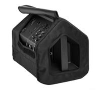 Trayneel Housse de haut-parleur pour Bose S1 Pro portable en tissu Oxford résistant à la poussière avec ouverture latérale et poignée en maille pliable en nylon noir résistant à l'usure