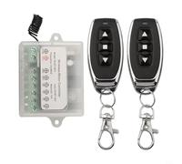 Trayneel Interrupteur de contrôleur de moteur sans fil pour actionneur linéaire DC 8 V 12 V 24 V 36 V Télécommande 10 A Charge avec 2 télécommandes Compatible avec actionneurs électriques