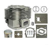 Trayneel Kit cylindre 48 mm pour souffleur de sac à dos Echo PB650 PB651 PB750 PB751 PB755 EB633RT Remplacement A130001000 P021002983 Cylindre en acier de qualité commerciale Argent