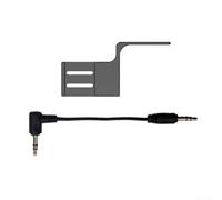 Trayneel Kit d'extension de microphone Insta360 X5 en alliage d'aluminium compatible avec X4 et X3 Compact 12 x 15 x 37 cm Noir