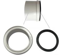 Trayneel Kit d'union de cellules chlorinateur de sel 5,1 cm raccord de rechange pour générateur de sel Hayward AquaRite T3 Connecteurs en PVC avec embouts en nitrile pour piscine spa sans fuite en PVC