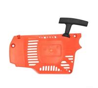 Trayneel Lanceur de moteur de tondeuse à gazon avec cordon de traction et mécanisme de démarrage manuel pour Zenoah 3800 - Pièce de rechange pour petit moteur - Orange