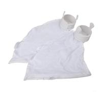 Trayneel Lot de 2 sacs de nettoyage de piscine de rechange pour Polaris 280 480 tout usage en maille de nylon avec manchette en plastique, facile à installer pour feuilles, sable, limon, 2 pièces