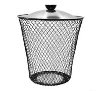 Trayneel Lot de 4 composteurs de vers enterrés avec couvercles - Poubelle de recyclage des déchets alimentaires en fer avec ventilation pour restes de cuisine et lits de jardin - En métal - Maison (1