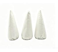 Trayneel Lot de 5 sacs filtrants de nettoyage de piscine en polyester pour Eclipse et 350 et 50 - Réutilisables - Blanc (3)