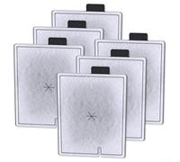 Trayneel Lot de 6 cartouches filtrantes de rechange compatibles avec Aqueon QuietFlow Aquarium Fish Tank Double Face Dense Maille dense super active Zéolite traitée au charbon actif Élimine les