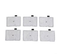 Trayneel Lot de 6 cartouches filtrantes de rechange compatibles avec Aqueon QuietFlow Aquarium Fish Tank Maille dense double face Super actif Traité Zéolite élimine les impuretés polluants (S)