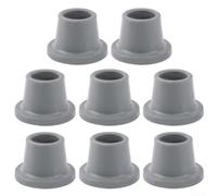 Trayneel Lot de 8 embouts en caoutchouc antidérapant de 60 mm pour chaises de douche avec tuyaux droits de 28 mm à 30 mm de diamètre - Amélioration de la stabilité - Pieds de rechange pour bancs